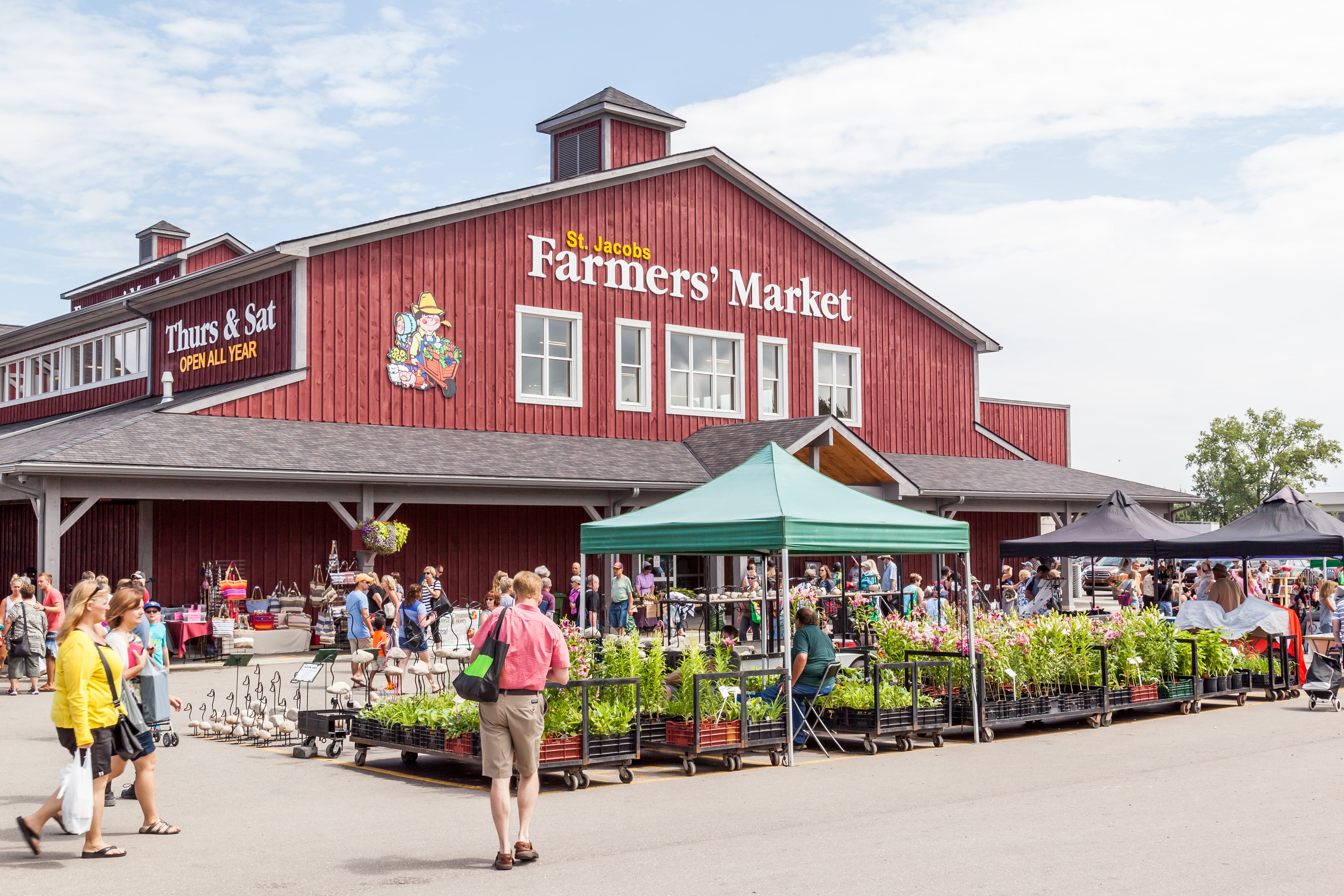 Exterior of St. Jacobs Farmers' Market