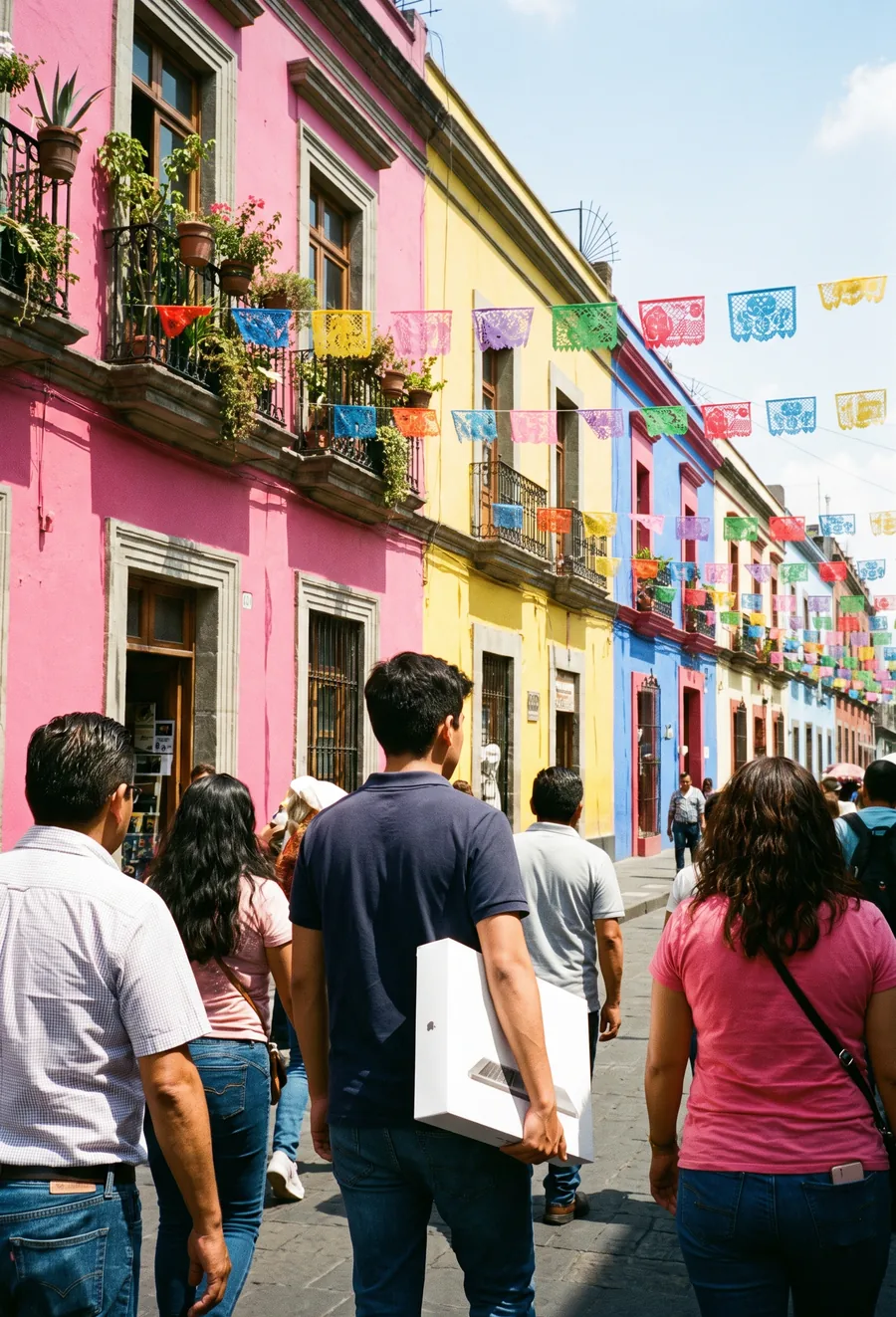 Calle del centro histórico de Ciudad de México