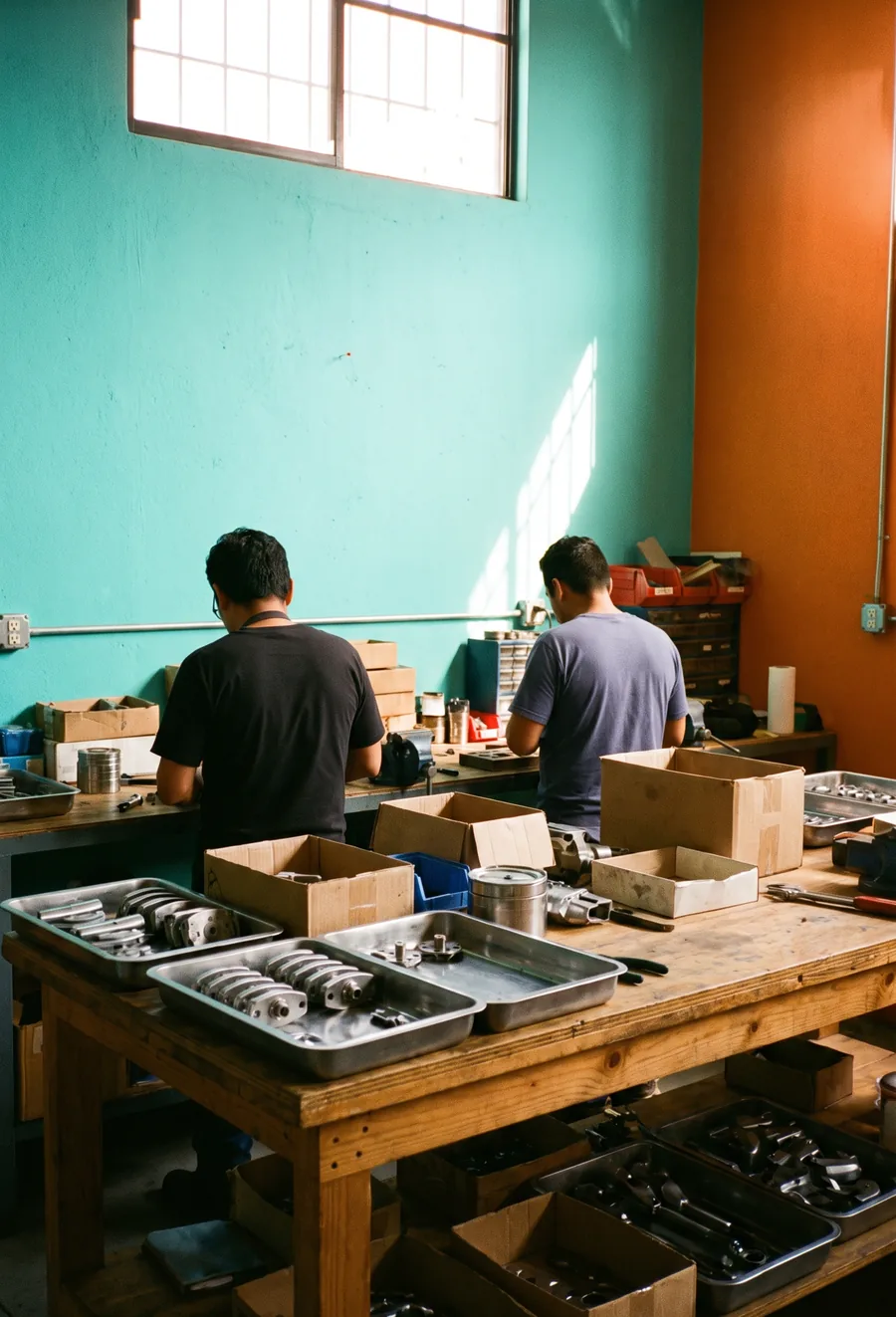 Taller de manufactura ligera en México