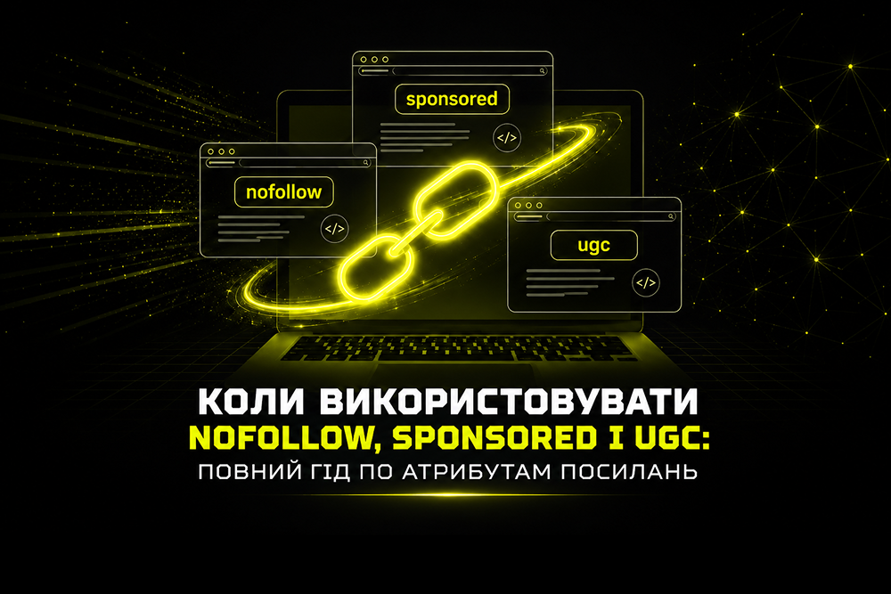 Коли використовувати nofollow, sponsored і ugc: повний гід по атрибутам посилань