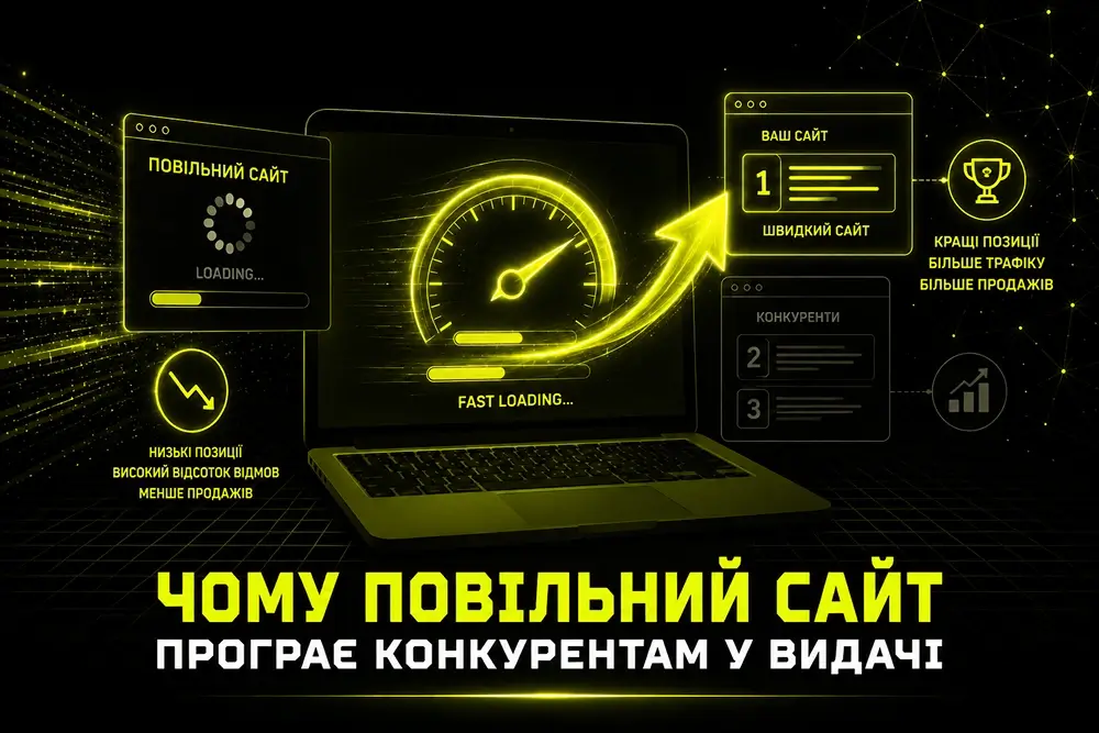 Почему медленный сайт проигрывает конкурентам в выдаче