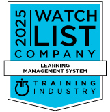 UpsideLMS Top LMS Solutions with A Content Library Award