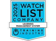 UpsideLMS Top LMS Solutions with A Content Library Award