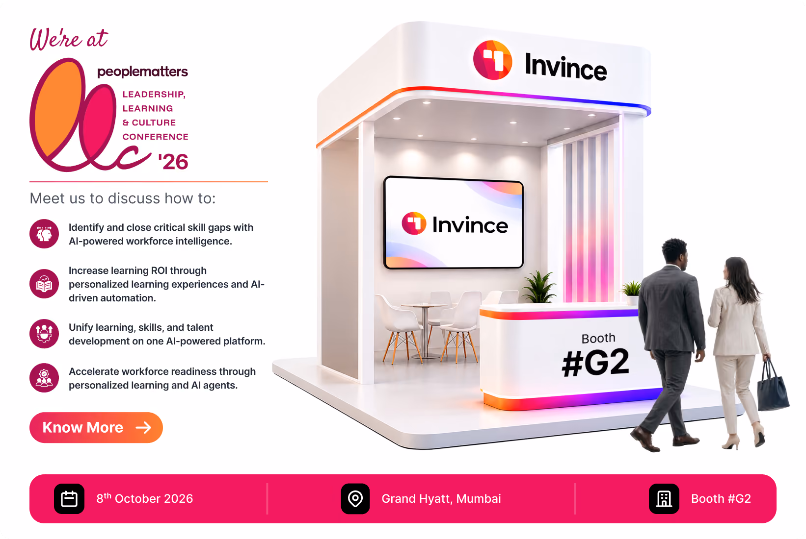 Meet Invince at People Matters Leadership, Learning & Culture Conference 2026: Discover What's Next in Enterprise Learning