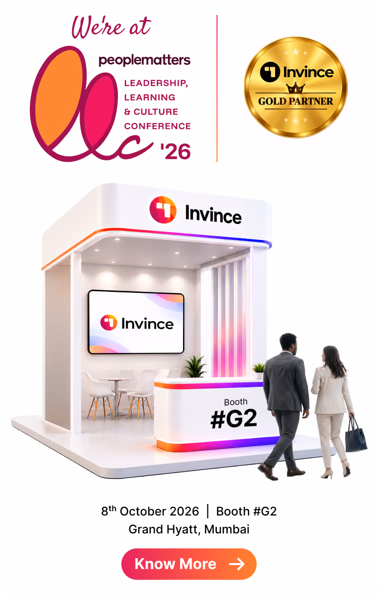 Meet Invince at People Matters Leadership, Learning & Culture Conference 2026: Discover What's Next in Enterprise Learning