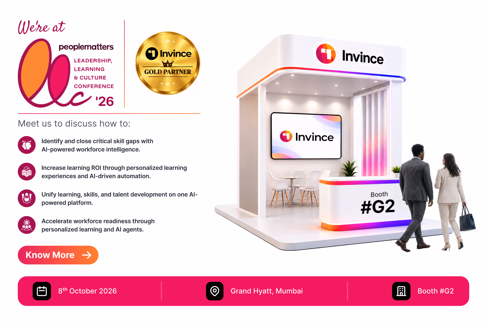 Meet Invince at People Matters Leadership, Learning & Culture Conference 2026: Discover What's Next in Enterprise Learning