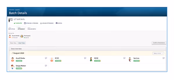 ILT Batch Management Workflow Enhancement
