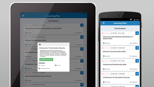 UpsideLMS Mobile - An app-based mLearning platform