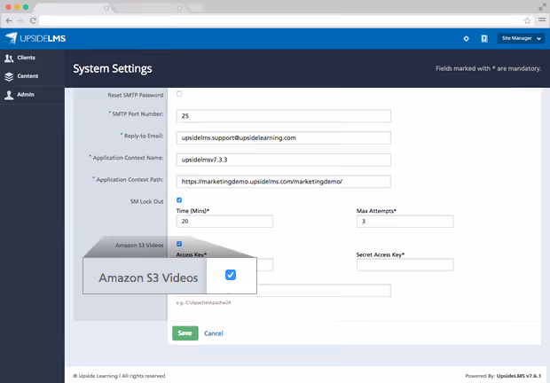 Support for Amazon S3 Videos