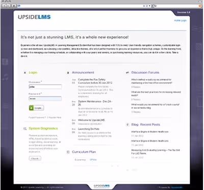 Best Value LMS With Configurable Learner Login Screen - Introducing UpsideLMS V5.0