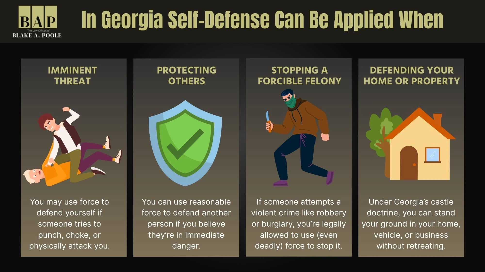 In Georgia Self-Defense Can Be Applied When