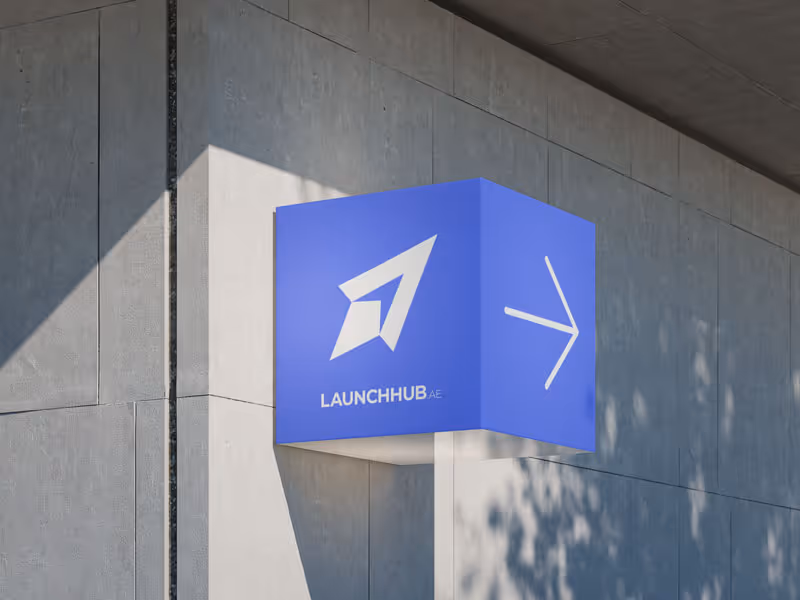 Launchpad office signage