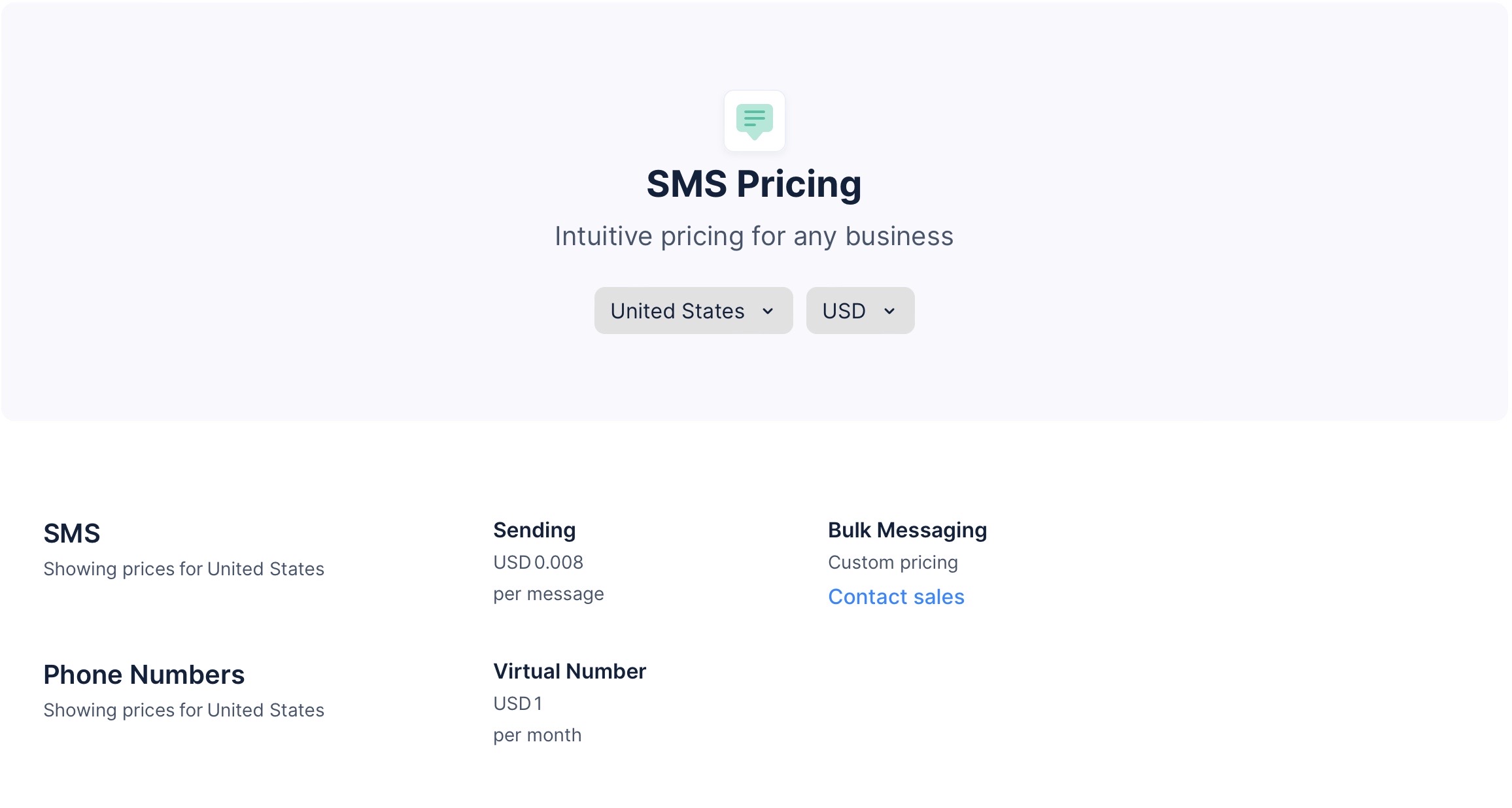 messagebird pricing_text message api