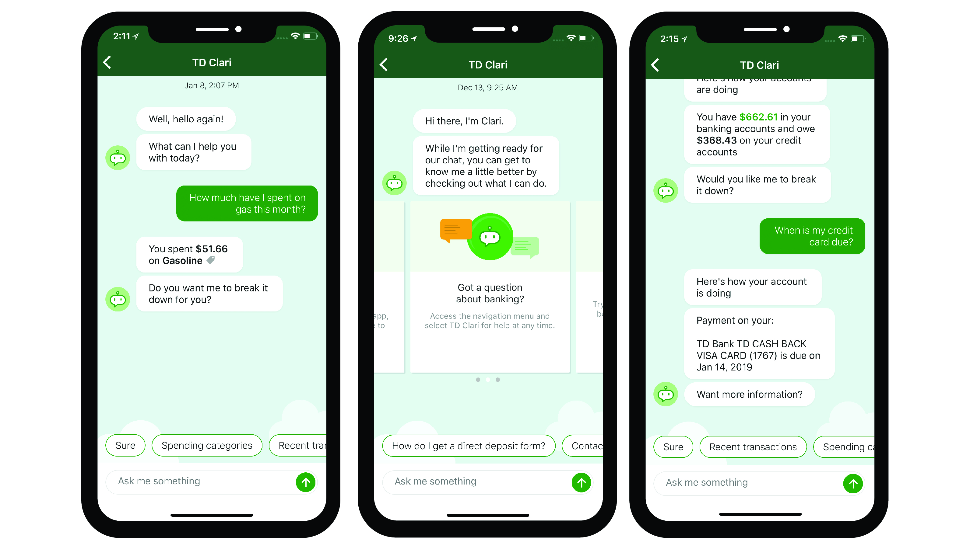 customer service in banking_TD Chatbot