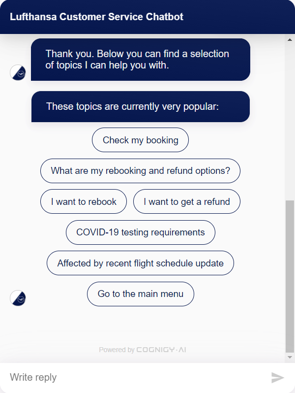 conversational ai for customer engagement_booking assistance