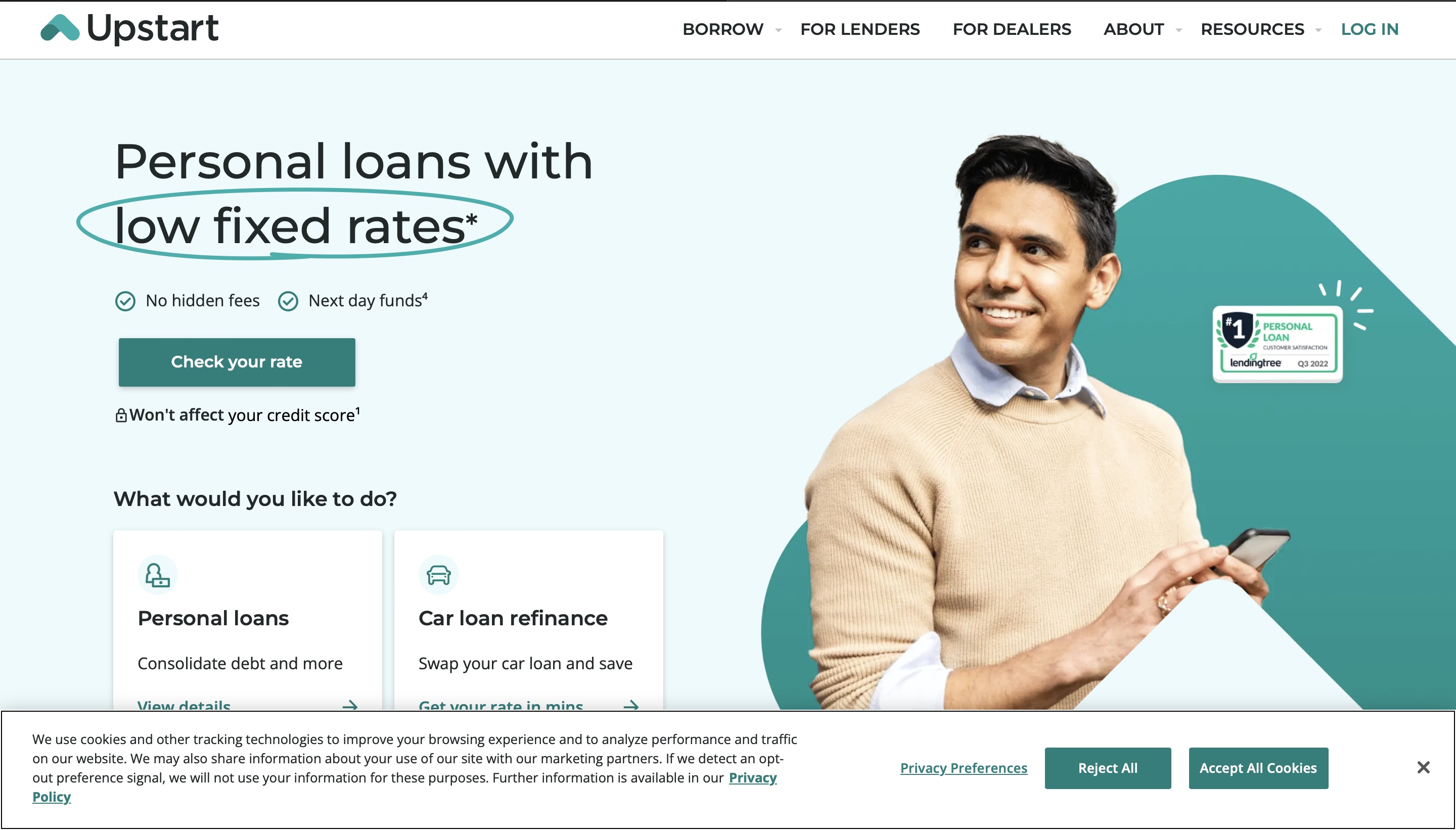 upstart_Loan Servicing Software