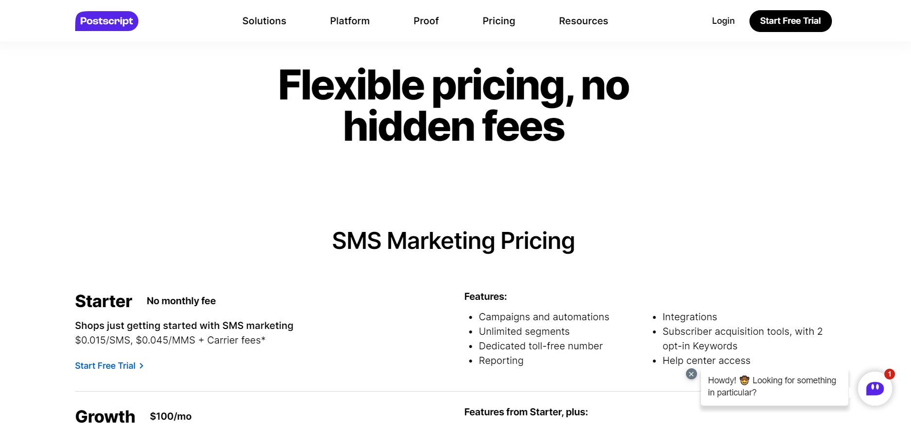 SMS_marketing_platforms_for_Shopify_Postscript_pricing