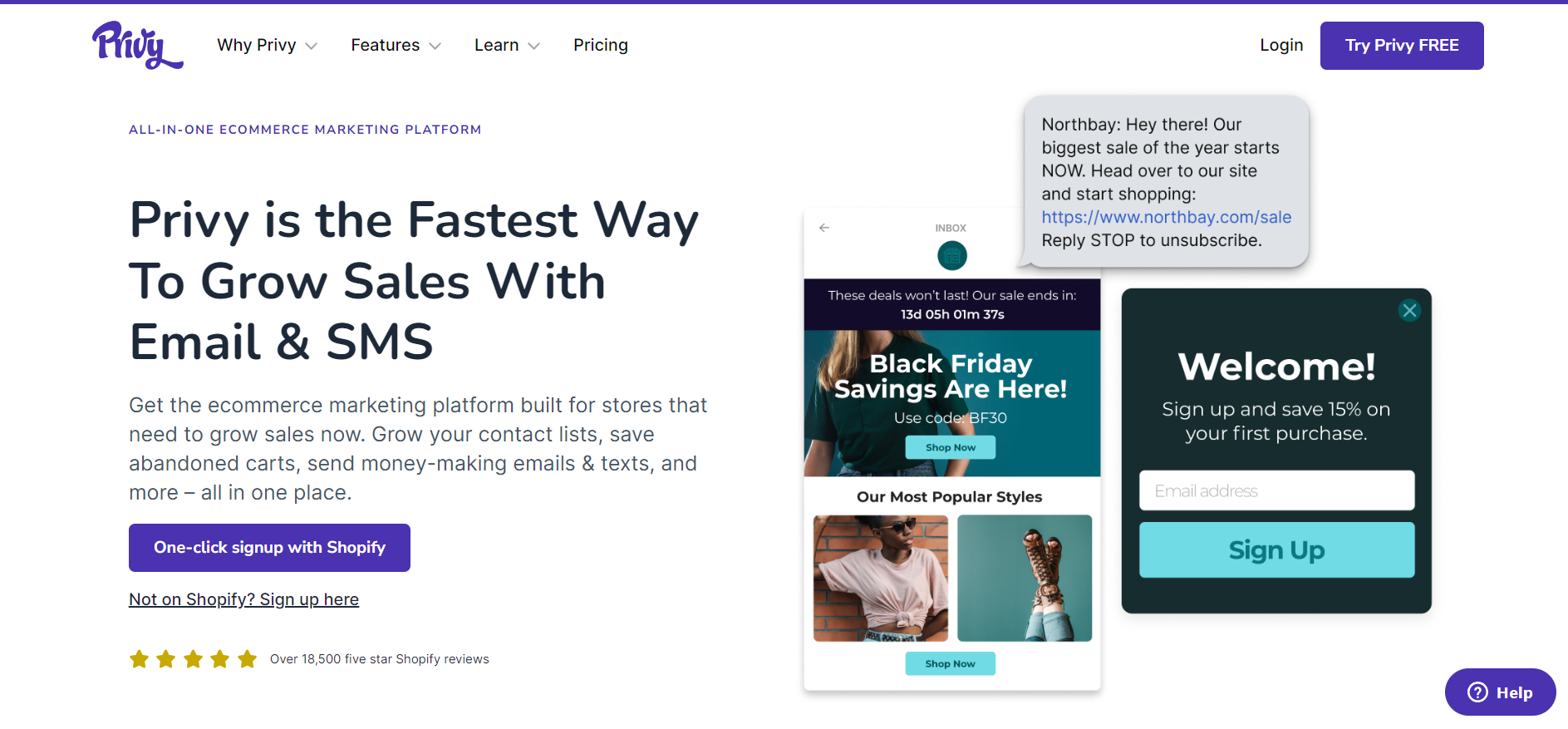 SMS_marketing_platforms_for_Shopify_Privy