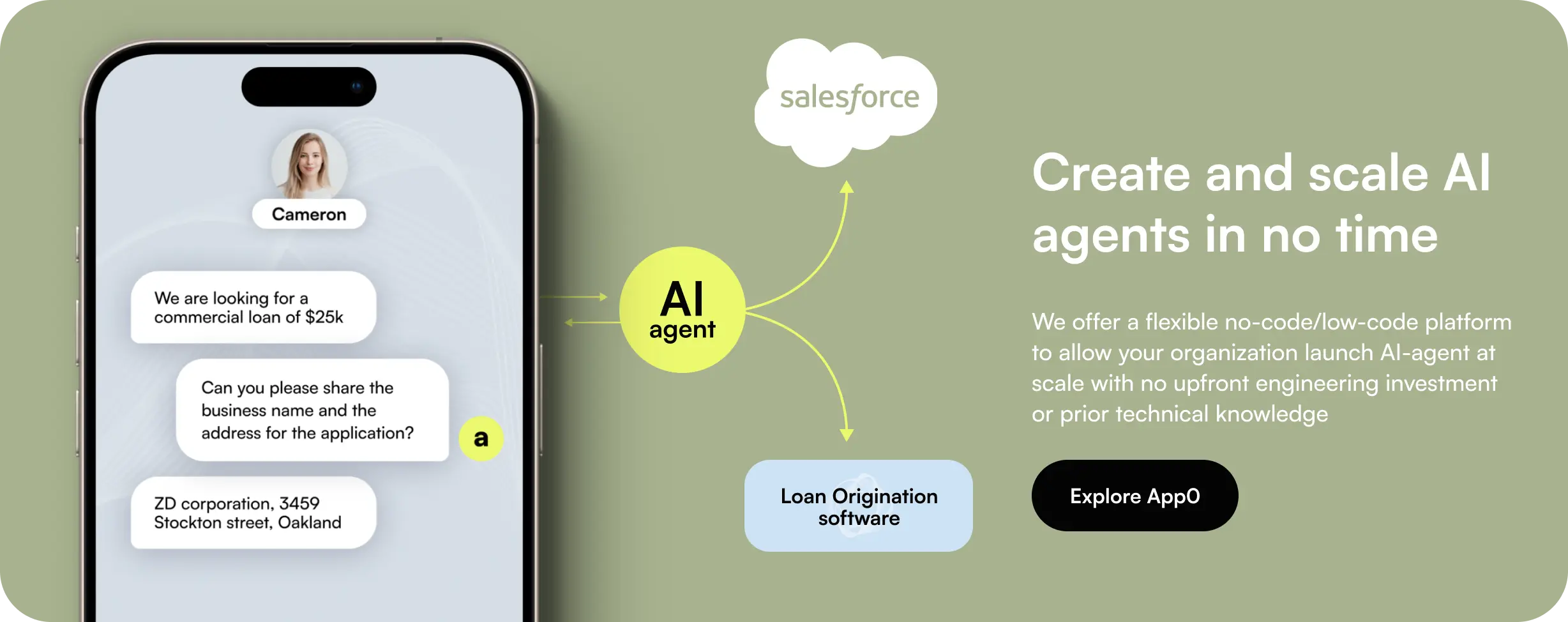 conversational ai in banking & finance_build ai agent with app0