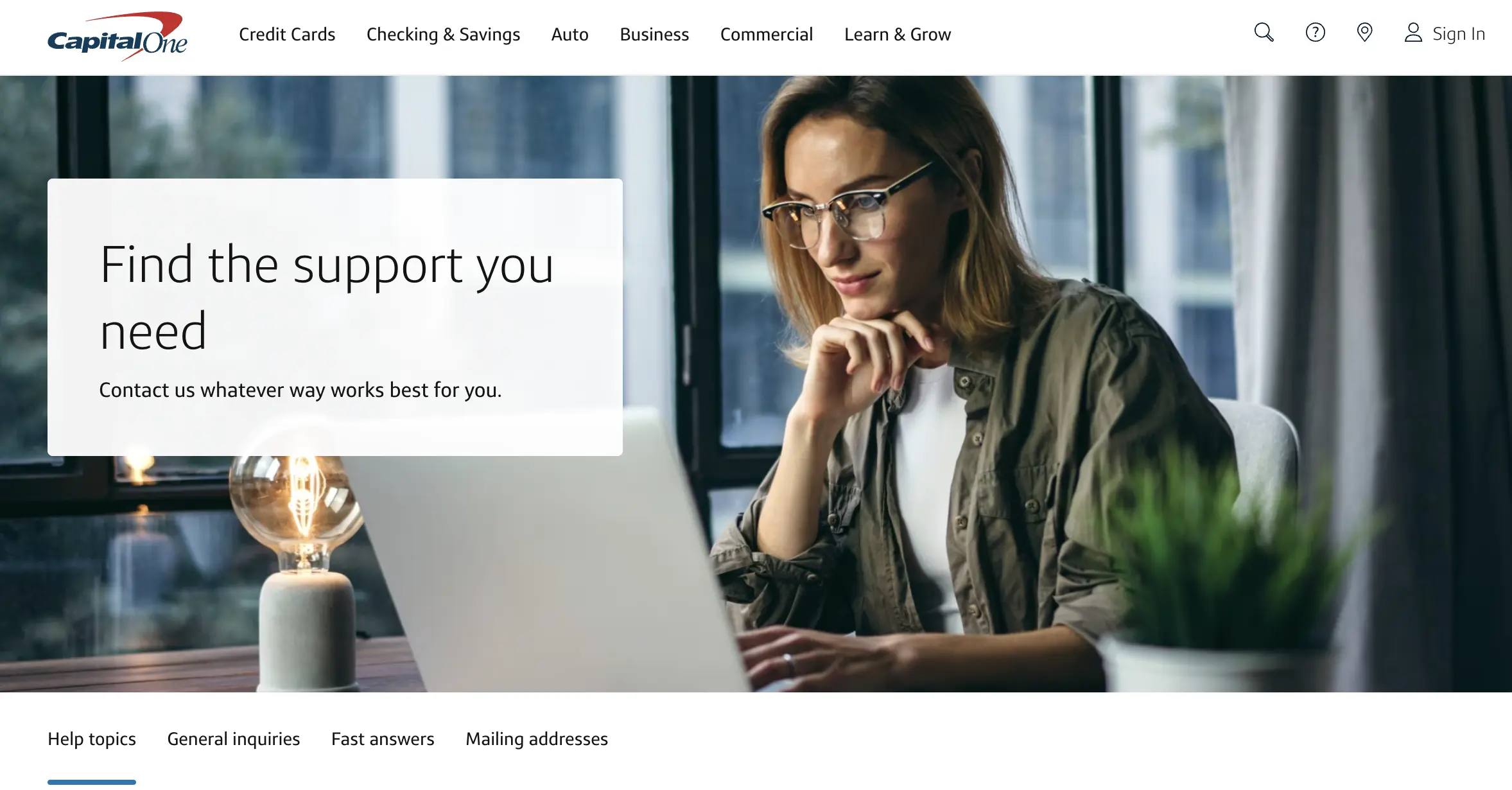 customer support in banking_capital one