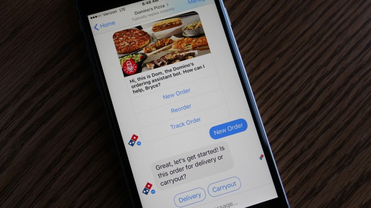 two-way text messaging_dominos examples