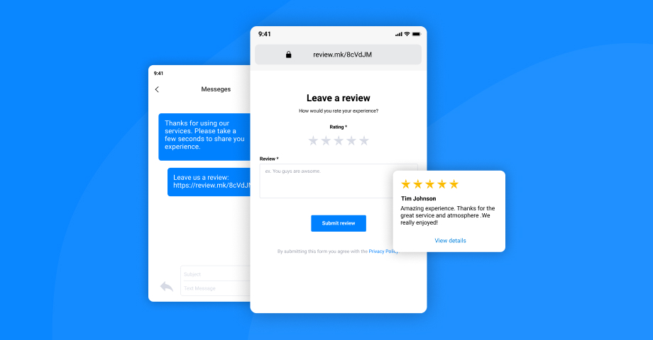 submit review_sms marketing