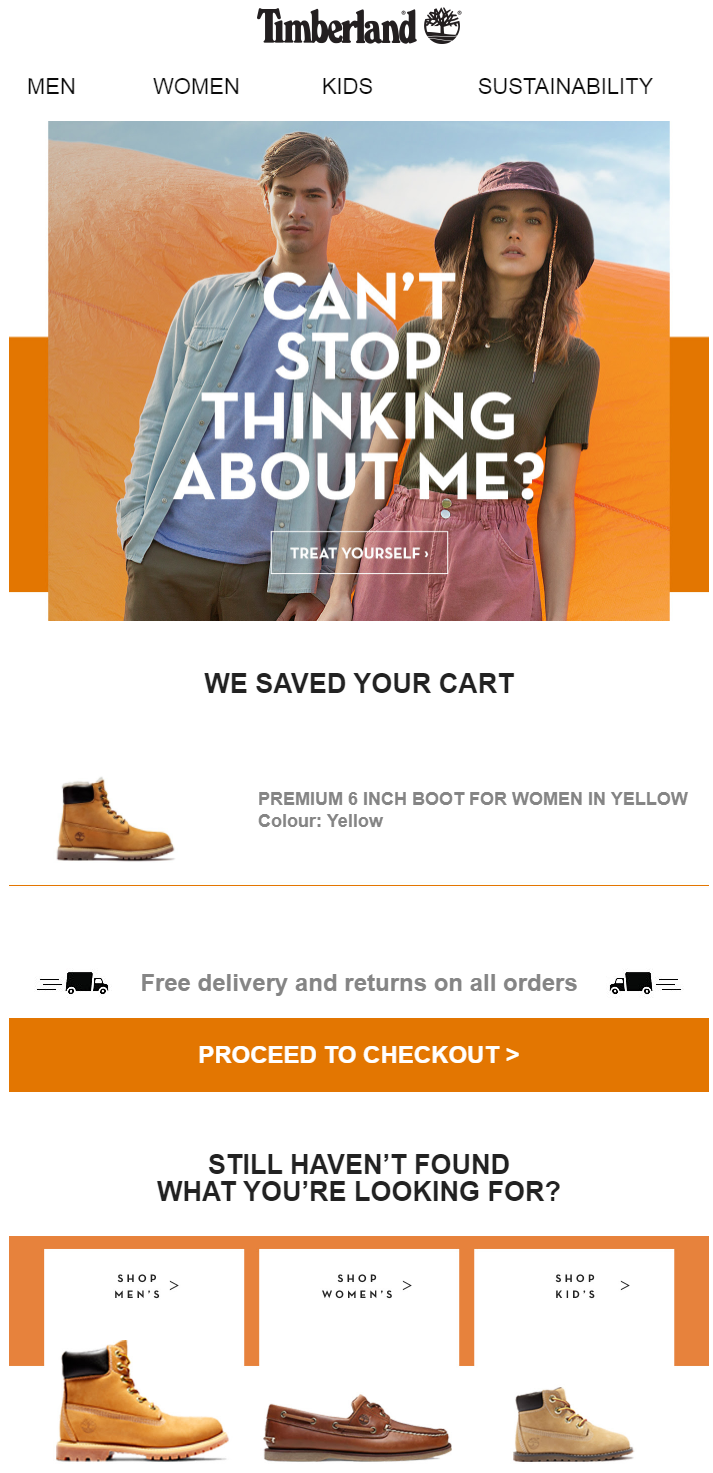 Product Recommendation Template_ cart recovery email template
