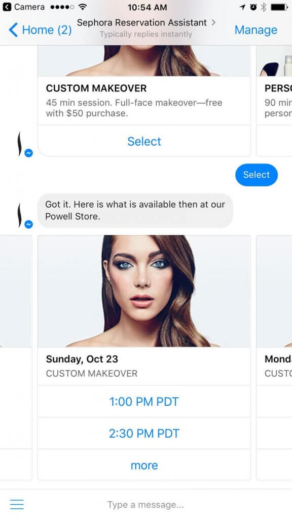 Sephora’s Shopping Assistant (Retail)_conversational customer service