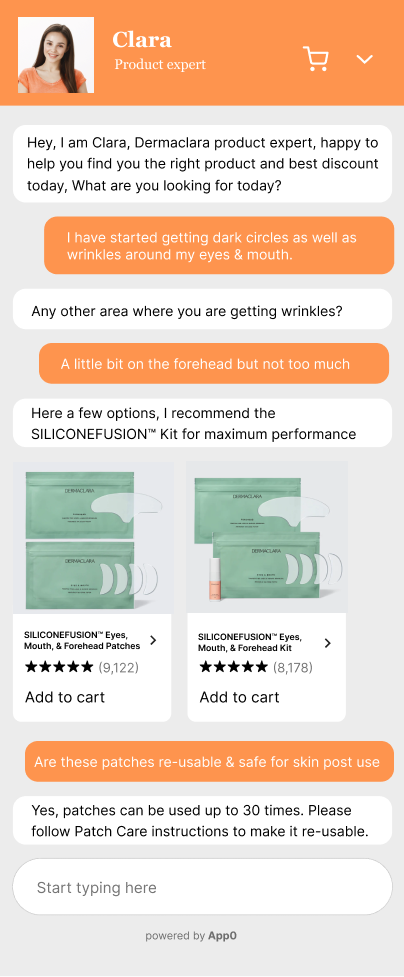 personalised recommendations in ecommerce_conversational AI_app0
