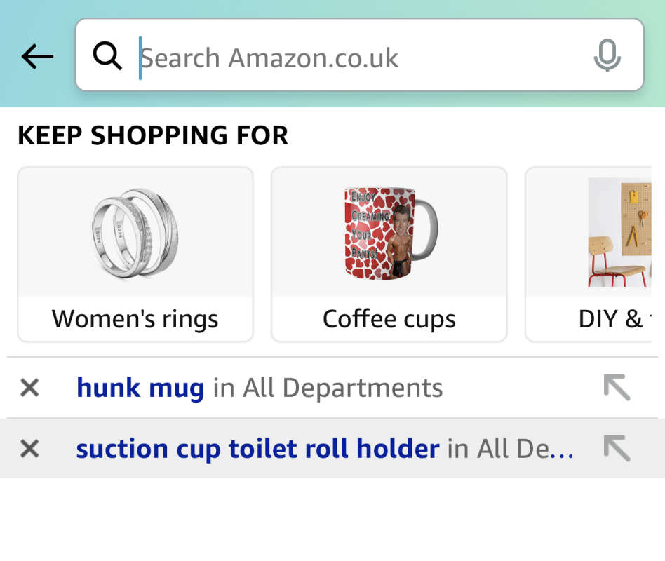 ecommerce personalisation example_amazon