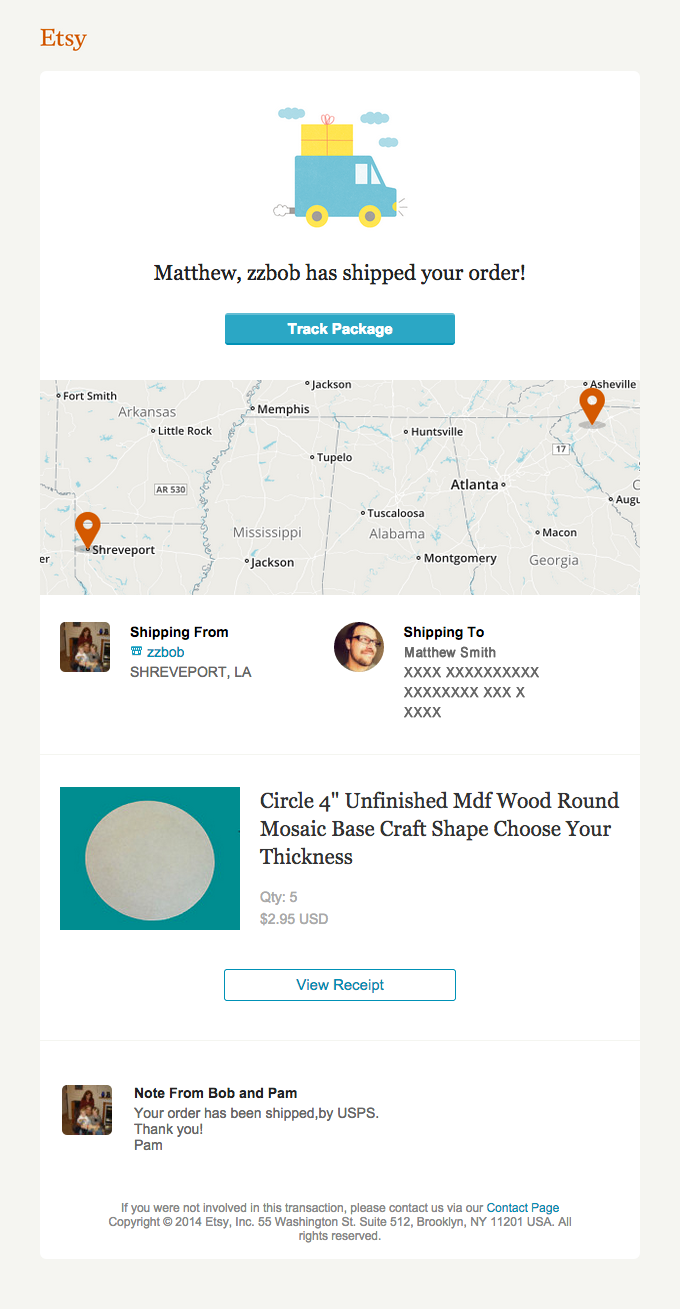 post purchase email strategy_shipping confirmation