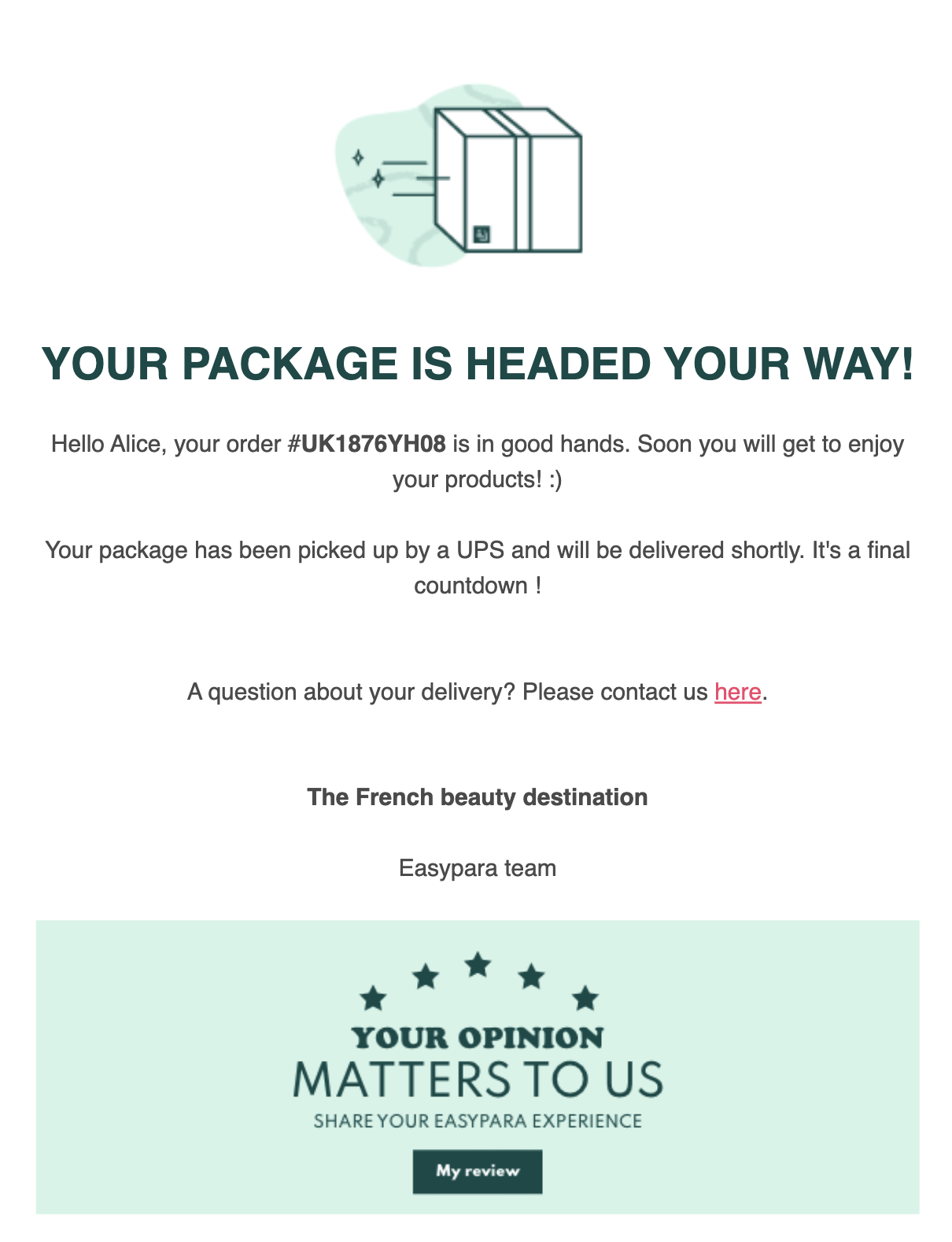Post purchase emails examples_Ecommerce sales funnel