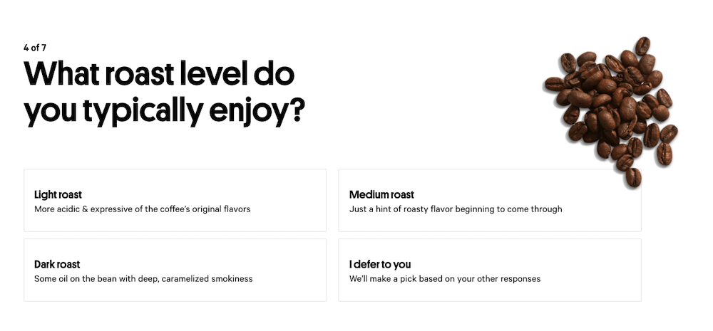 E-commerce Product Recommendation Quizzes