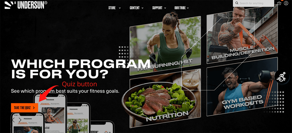 Product Recommendation Quiz_Undersun Fitness