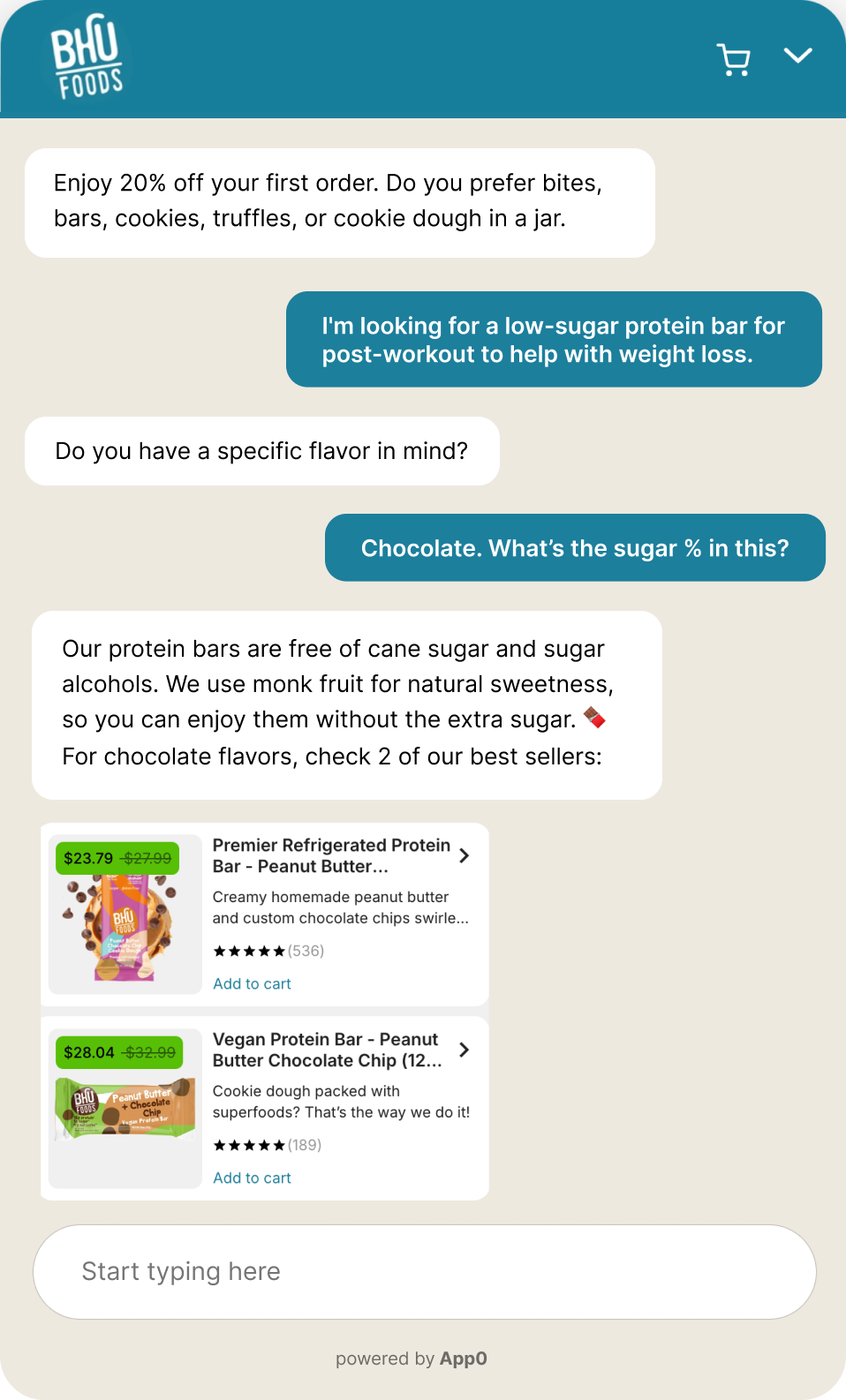 product recommendation quiz for ecommerce_app0