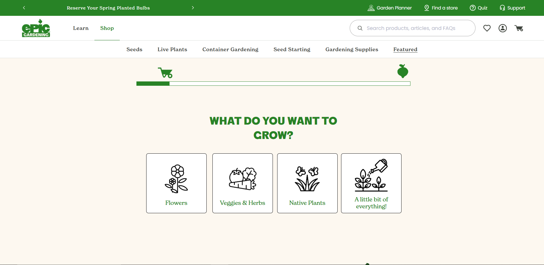 Product Recommendation Quiz_Epic Gardening