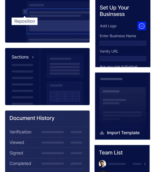 Advanced e-signing, editing, and document management tools