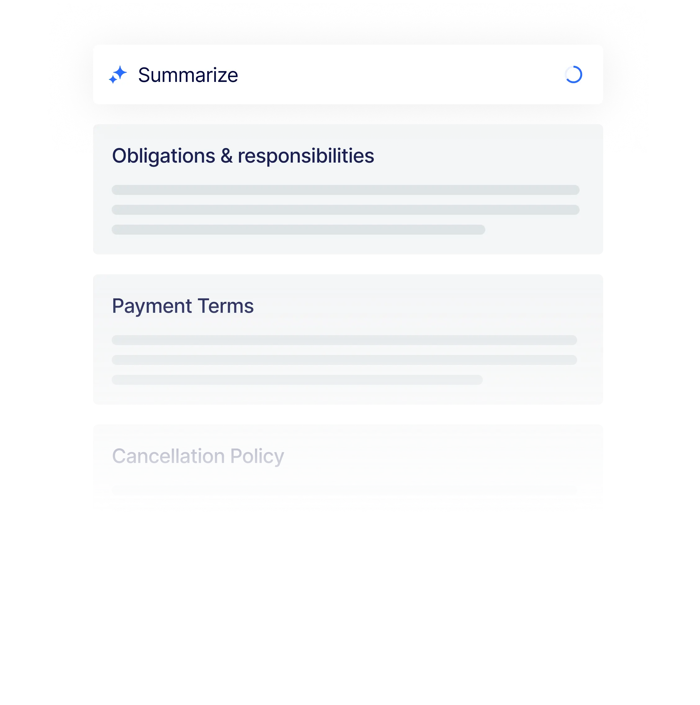 Xodo Sign AI summarizer for simplifed contract reviews