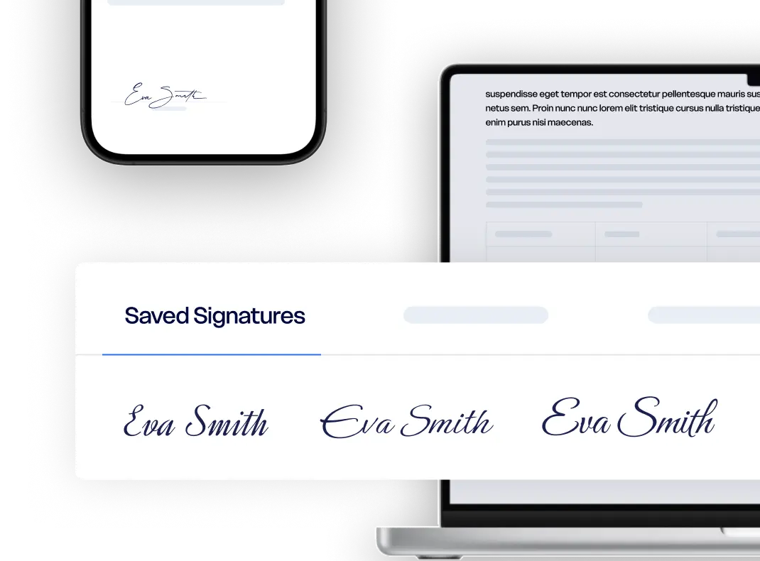 Multi-platform e-signing tool for mobile, desktop, and web