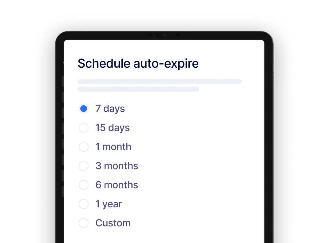 Auto-expire signed documents for secure lifecycle management