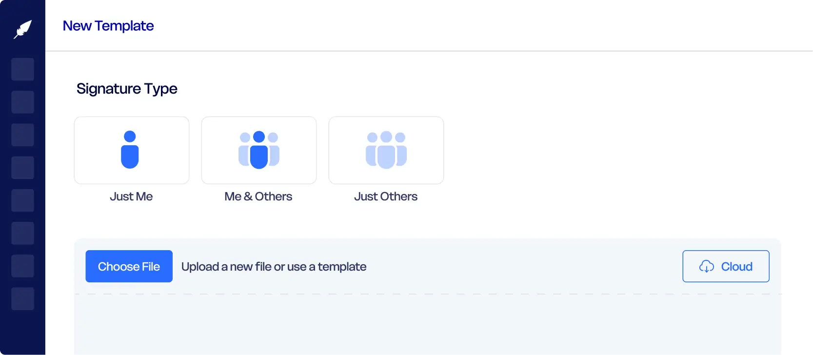 Import templates into Xodo Sign to quickly streamline document setup
