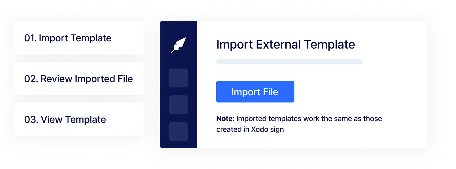 Import DocuSign™ templates into Xodo Sign and migrate existing workflows