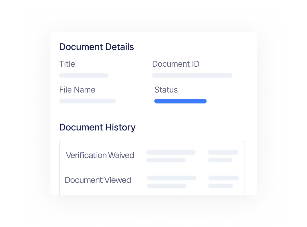 Encrypted audit trails for capturing e-signature events
