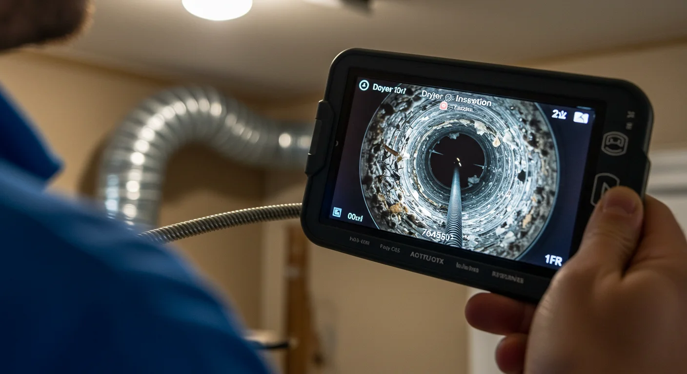 Reduce Fire Risk with Professional Dryer Vent Camera Inspections