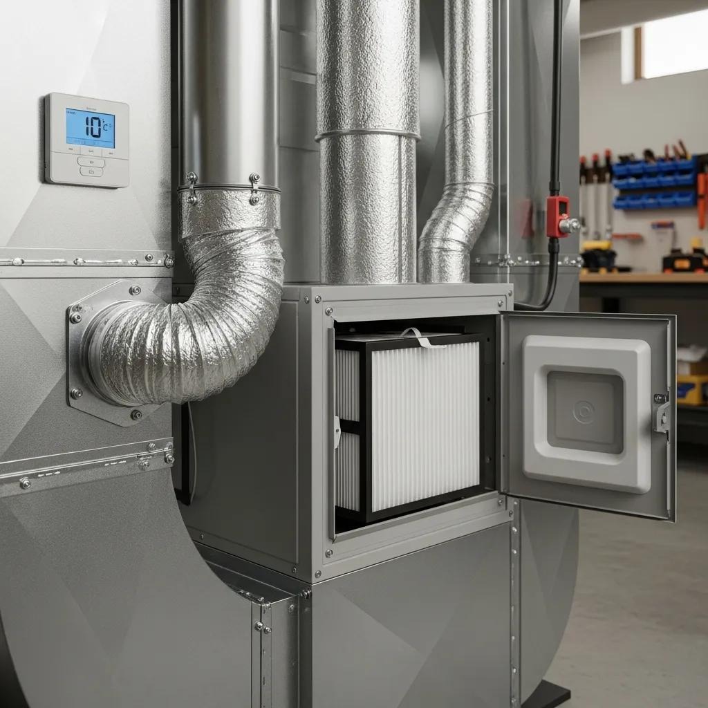 Modern HVAC components that help improve indoor air