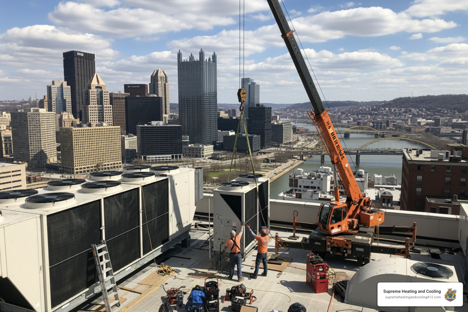 Commercial Heat Pump Replacement in Pittsburgh, PA: #1