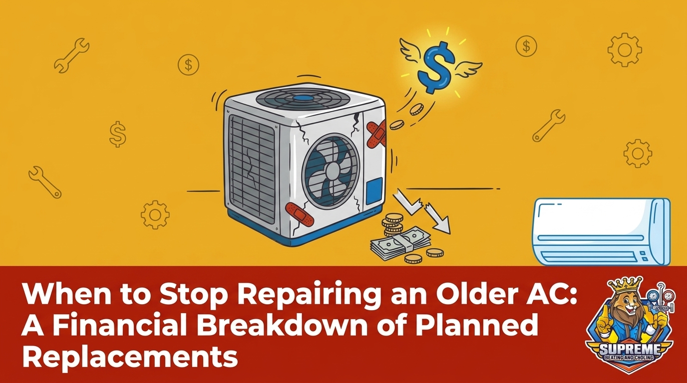 When to Stop Repairing an Older AC: A Financial Breakdown of Planned Replacements