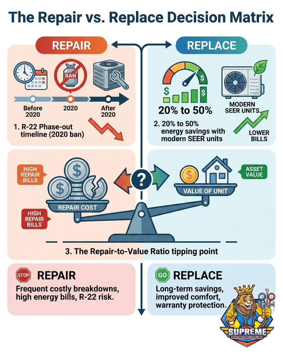 The Repair vs. Replace Decision Matrix