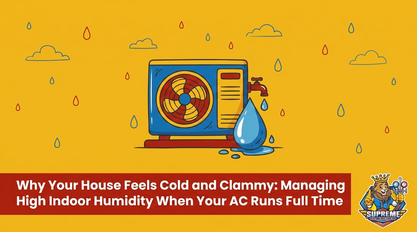 Managing High Indoor Humidity When Your AC is Already Running Full Time