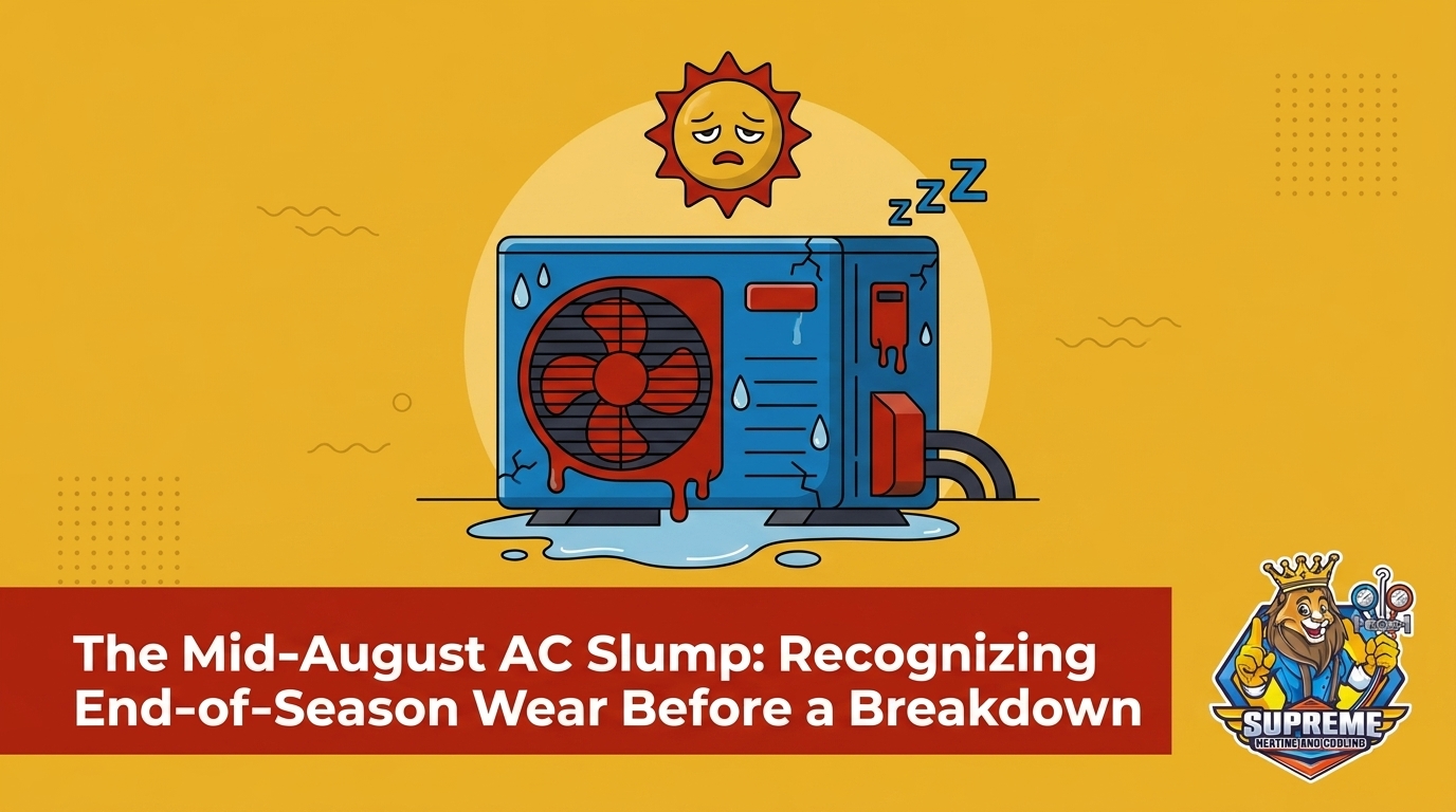 The Mid-August AC Slump: Recognizing End-of-Season Wear Before a Breakdown